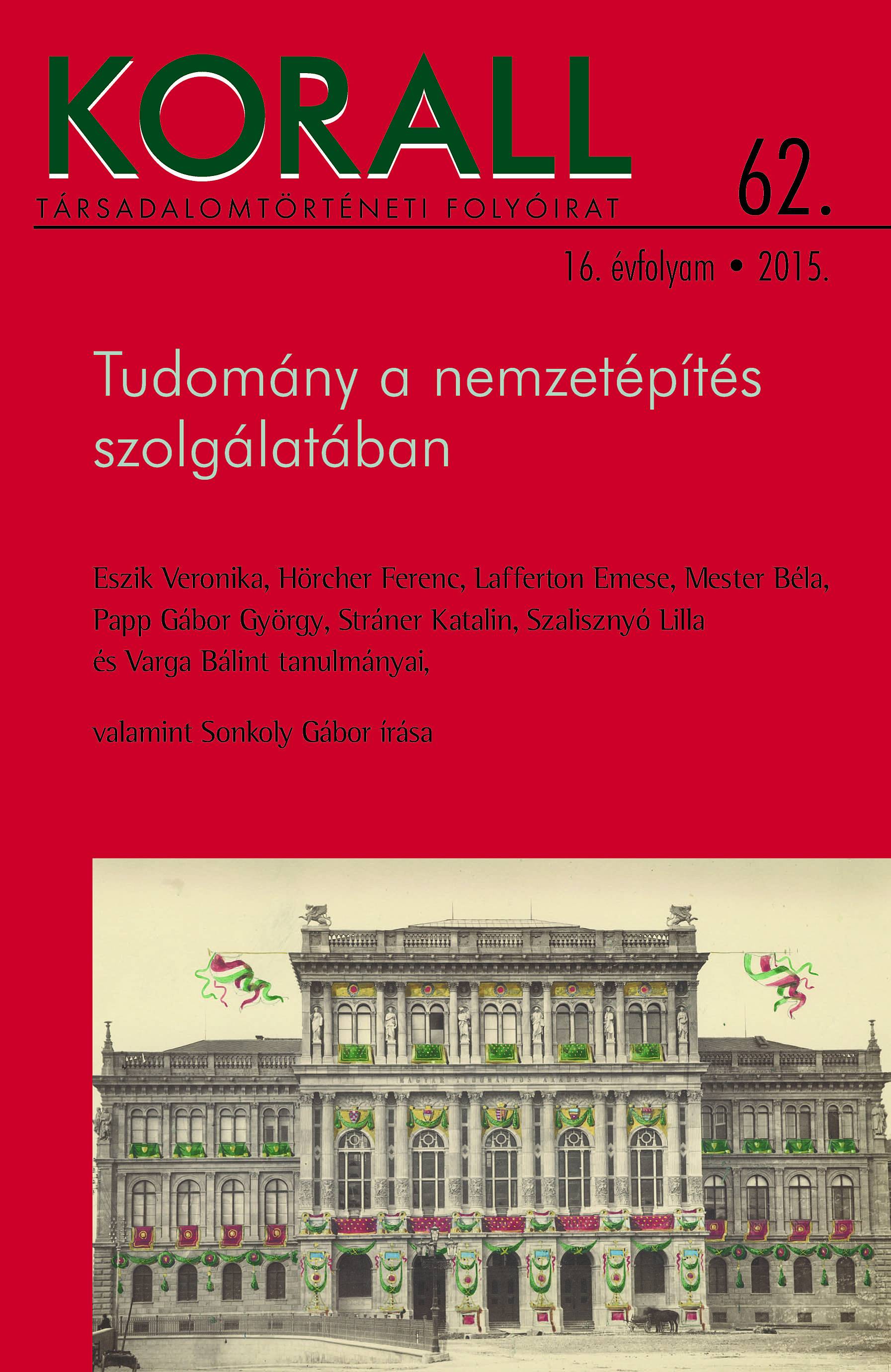 The Changing Landscape of the Hungarian History of Political Ideas Cover Image
