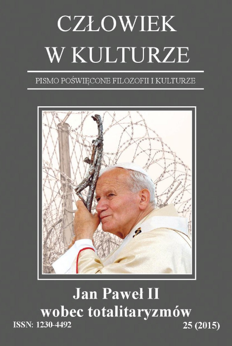 Totalitarna koncepcja człowieka w świetle nauczania Jana Pawła II