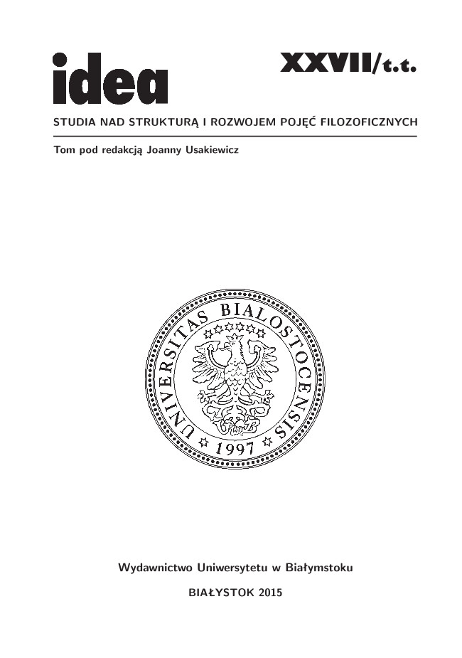 The Order of the Nature and Status of Natural Knowledge. On Epistemological Consequence of the 17th Century Conception of Fauna and Flora Cover Image