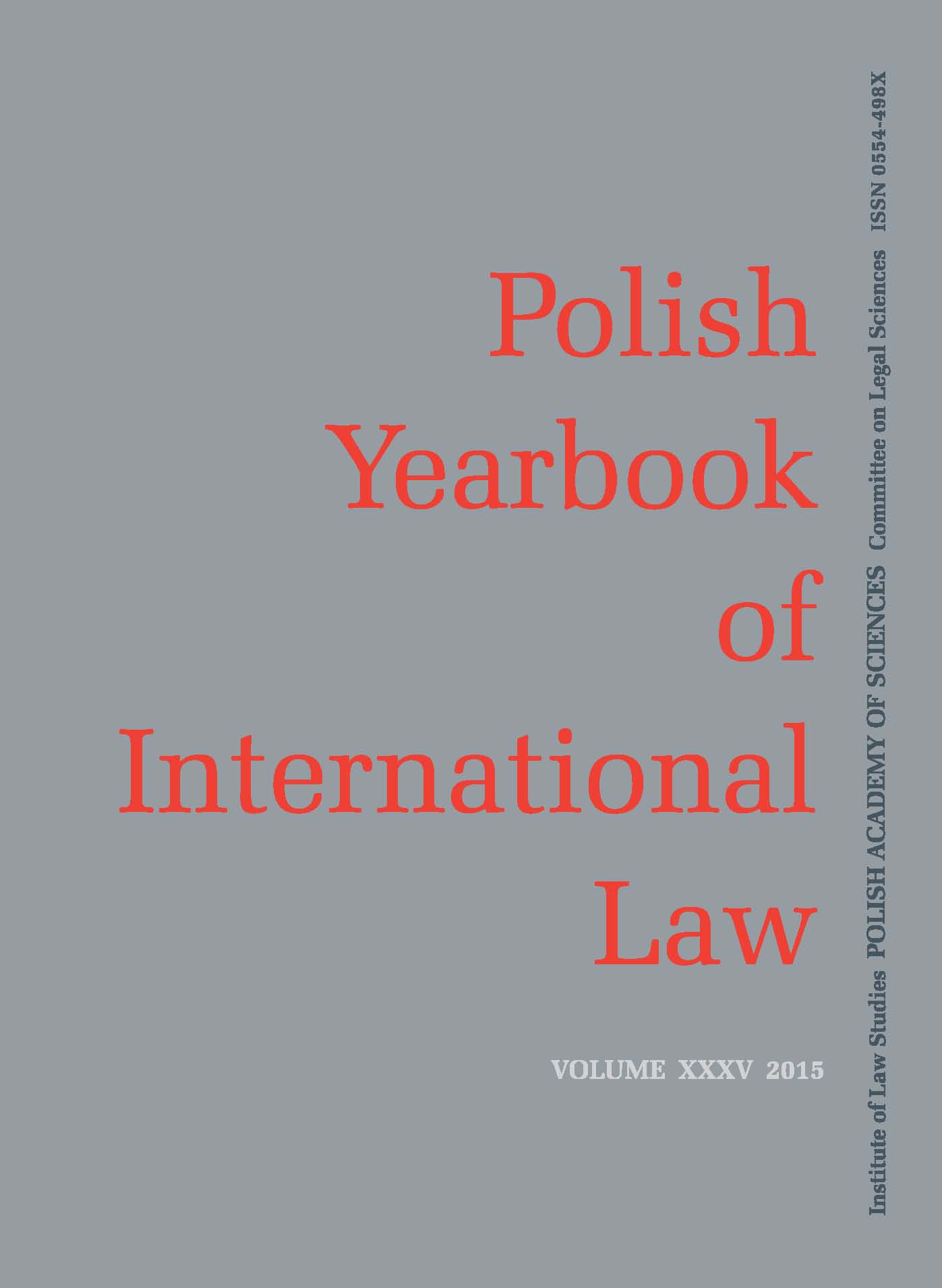 Book Review: Patrycja Dąbrowska-Kłosińska (ed.), Essays on Global Safety Governance: Challenges and Solutions Cover Image