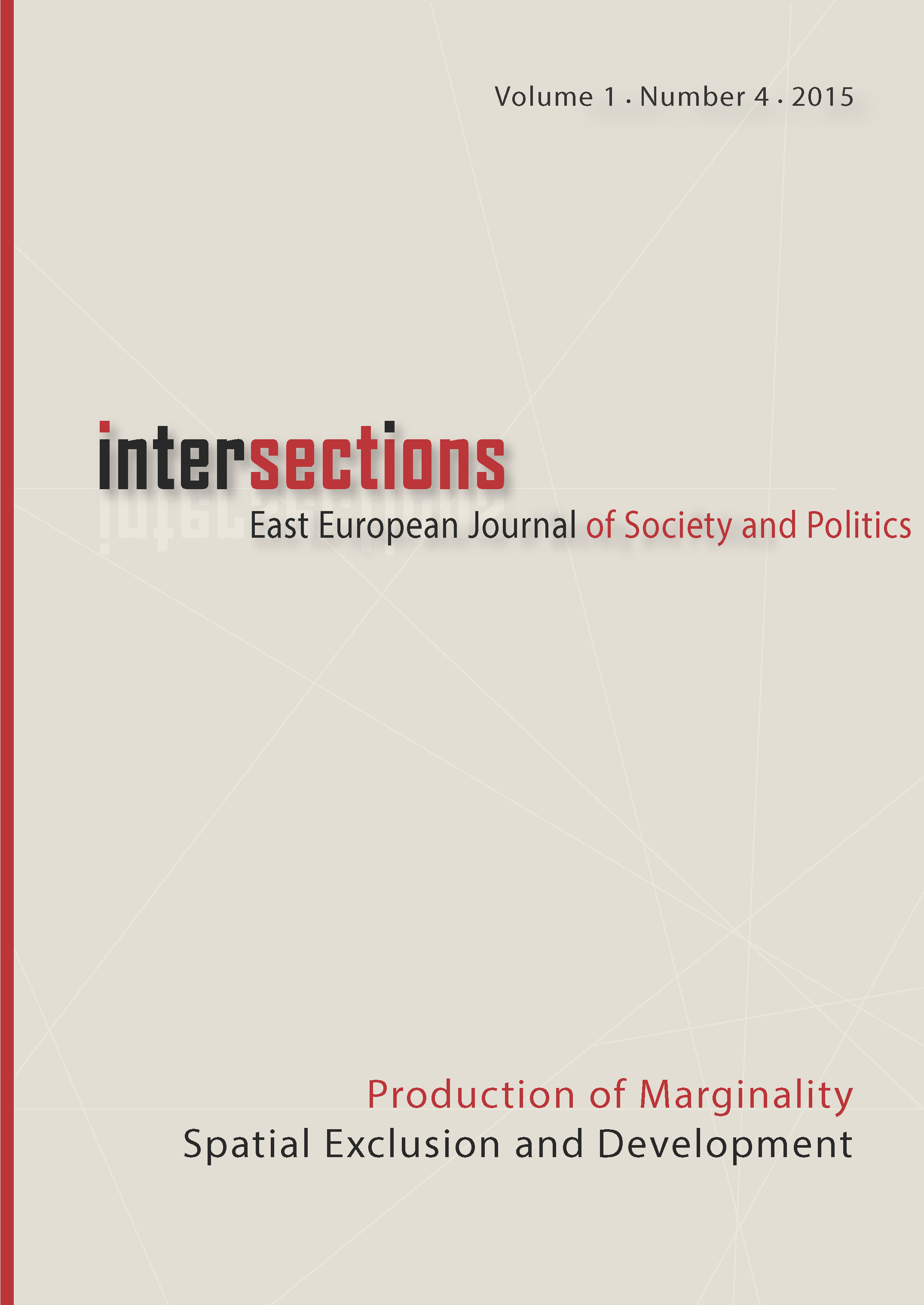 Theoretical potential of addressing production of marginality at the crossroads of spatial exclusion and
development Cover Image