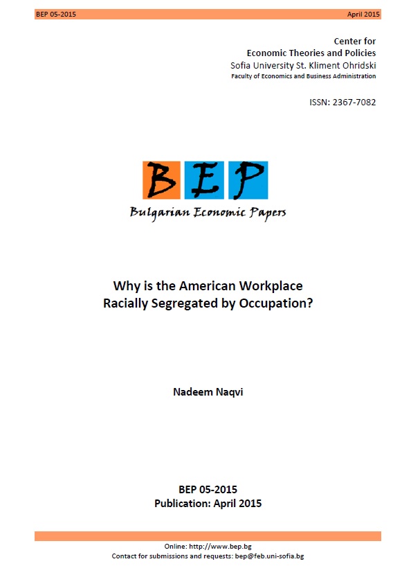 Why is the American Workplace Racially Segregated by Occupation?