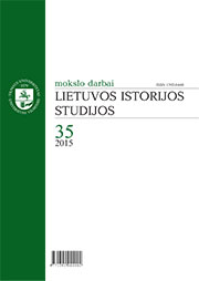 VERIFICATION MEASURES OF A PRIVATE DOCUMENT IN THE GRAND DUCHY OF LITHUANIA IN THE END OF THE 14TH –15TH C. Cover Image