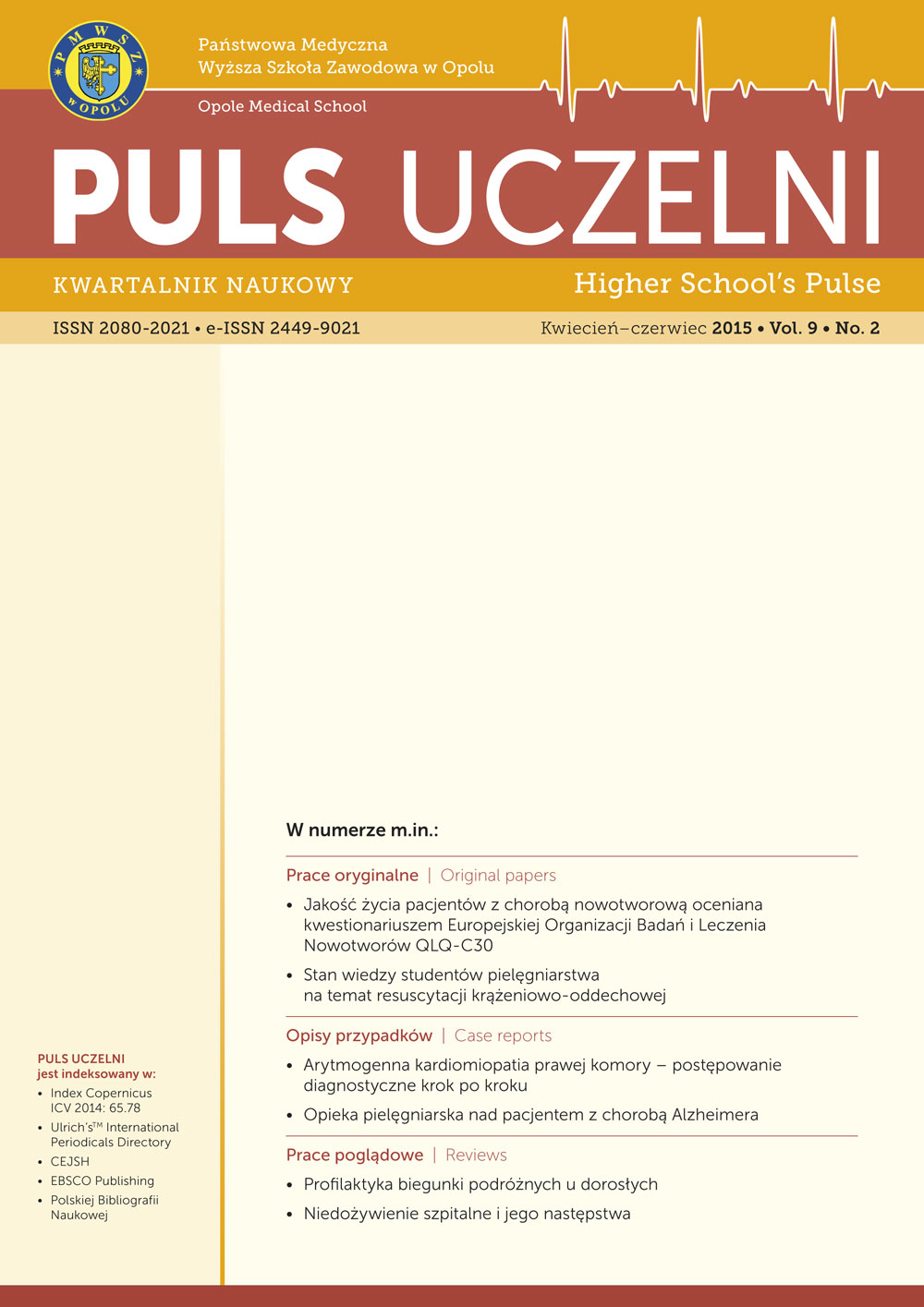 The quality of life in patients with cancer evaluated with the European Organization for Research and Treatment of Cancer questionnaire QLQ-C30 Cover Image