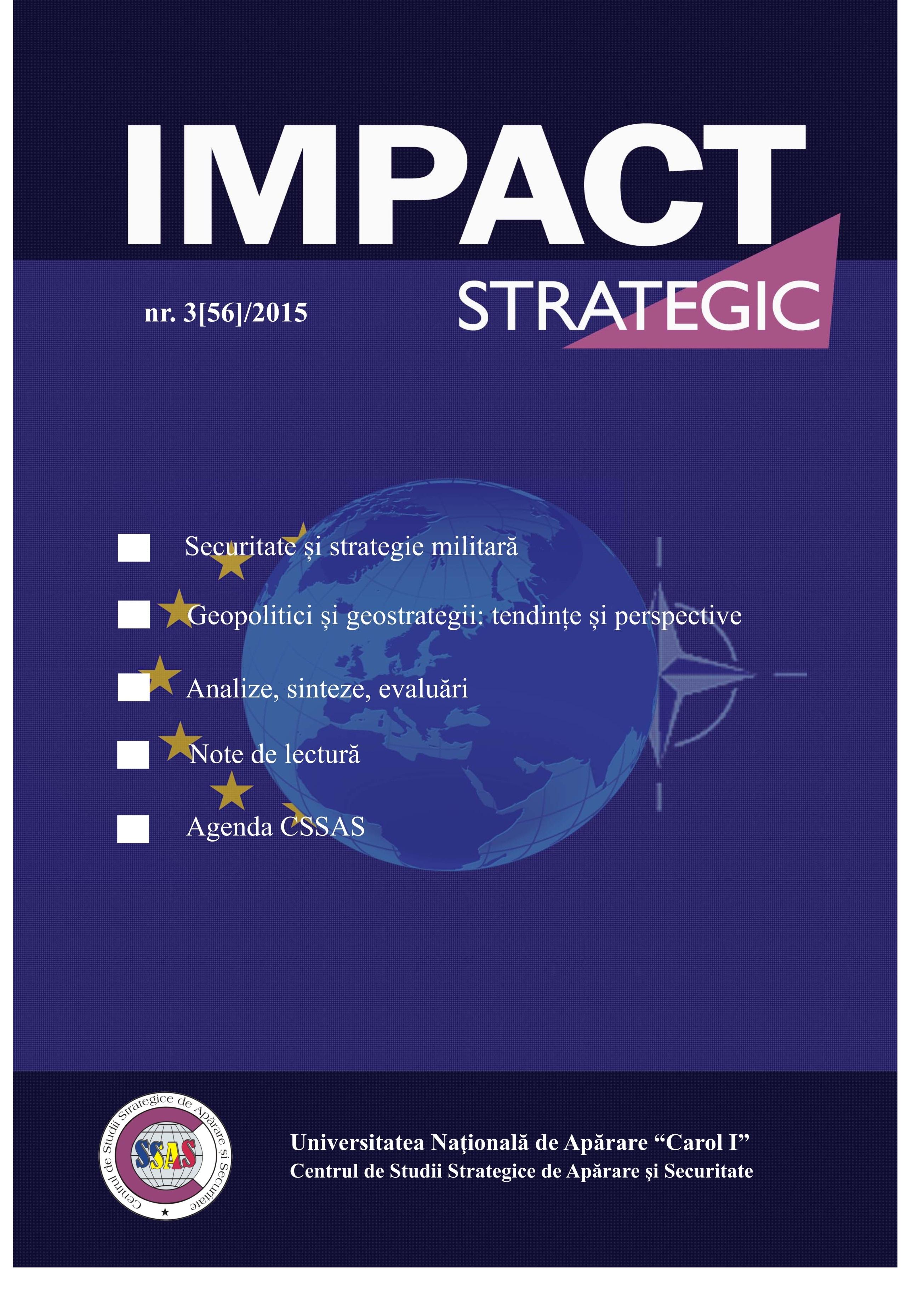 Activities of the Centre for Defence and Security Strategic Studies, July - September 2015 Cover Image