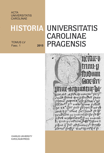 A Golden Age of Theology at Prague: Prague Sentences Commentaries from 1375 to 1385, the terminus post quem for Evidence of Wycliffism in Bohemia Cover Image