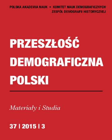 The Infant Mortality Rate in ‘Polish’ Regierungsbezirke of Prussia at the Beginning of the 20th Century Cover Image