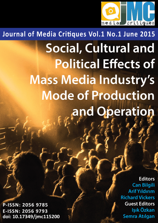 SEMIOTIC ANALYSIS OF E-NEWSPAPERS INTERFACE VIEWS WITHIN THE SCOPE OF ADVERTISEMENTS Cover Image