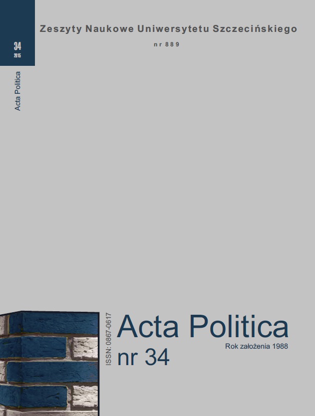 Around the political participation of immigrant minorities in Poland – a minority of Vietnamese and local elections in 2014 Cover Image