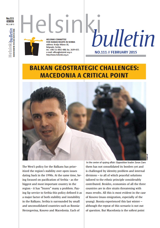 Balkan Geostrategic Challenges: Macedonia a Critical Point Cover Image