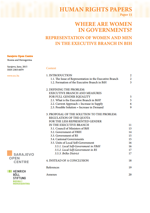 WHERE ARE WOMEN IN GOVERNMENTS? Cover Image