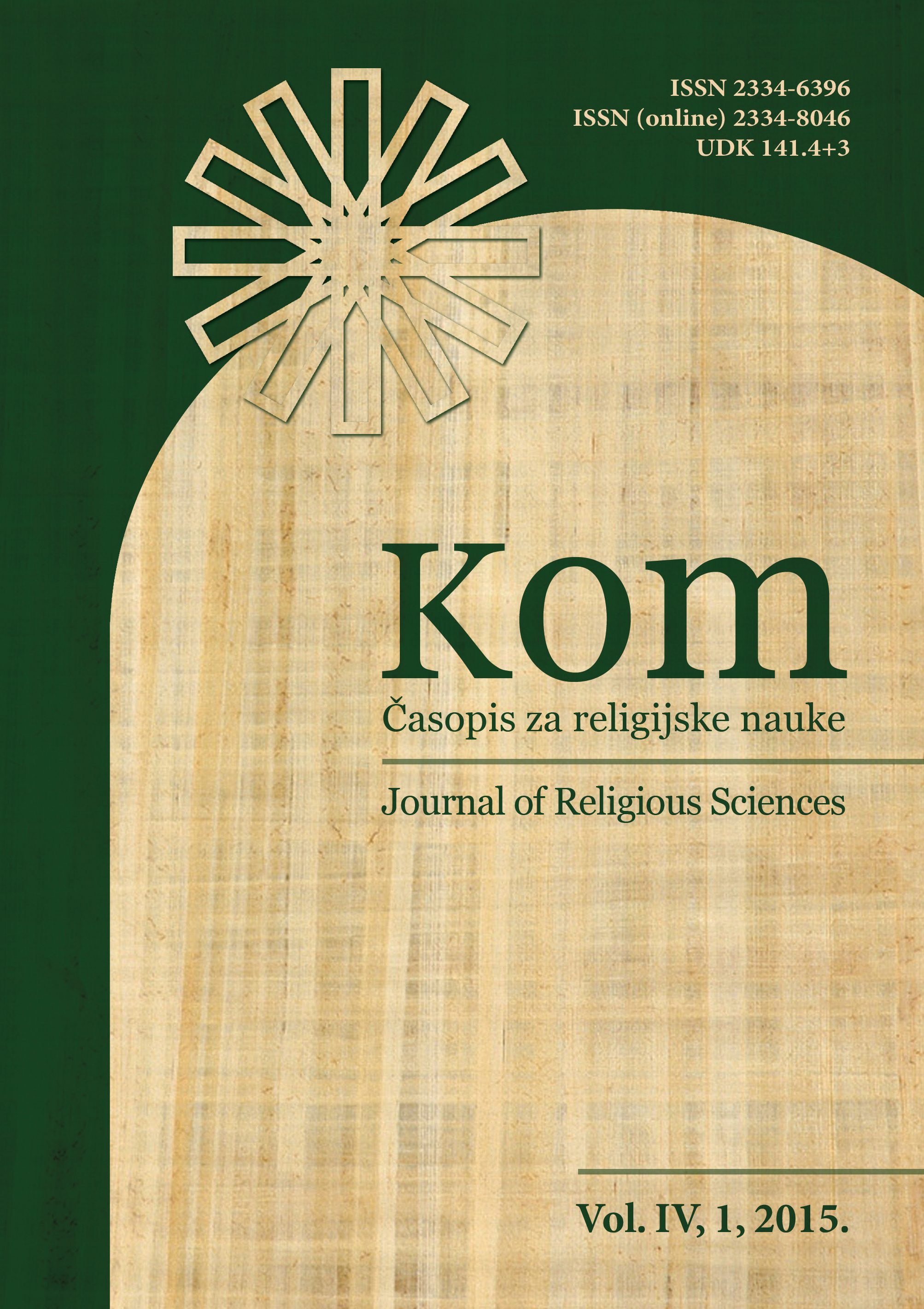 Human Nature in Orthodox Tradition with Reference to Irfan Tradition in Islam Cover Image