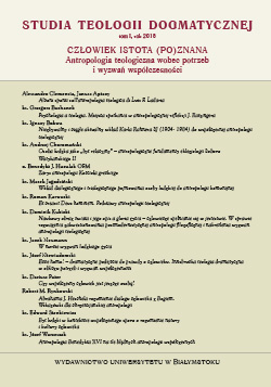 Scientifi c Image of the World and its Description and the Glory of Life – Human Fulfillment in the Being. On the Questioning of Postmodern Philosophical Anthropology and Sketching New Challenges of Theological Anthropology Cover Image