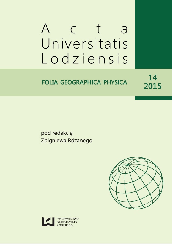 Analysis of correlation between land surface and selected palaeosurface illustrated with examples from Central Poland Cover Image