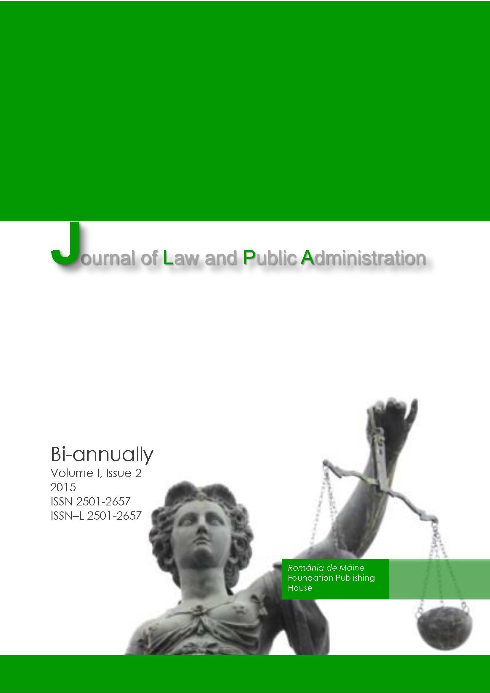 Considerations Regarding the Incidence  of Administrative Appeals in the Environmental Law Cover Image