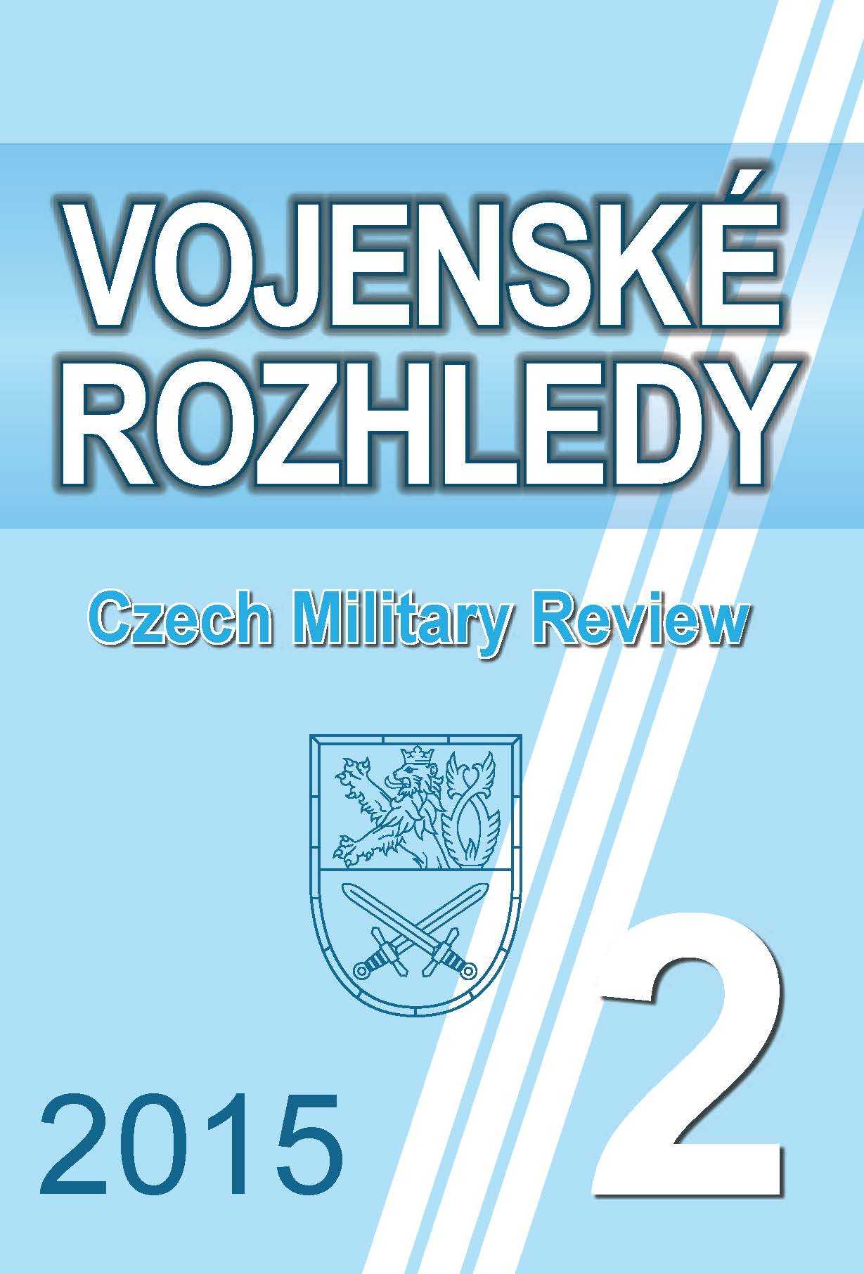 CBRN EOD Capability as a Current Challenge for Czech Armed Forces Chemical Corp Cover Image