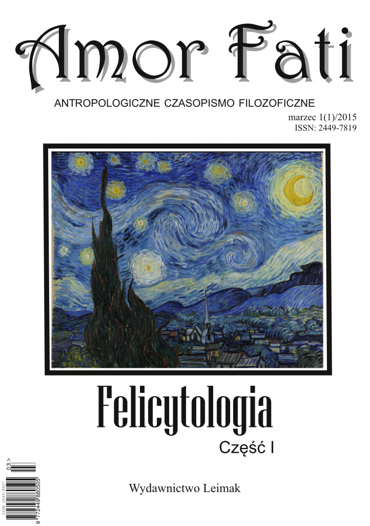 The axiological nature of happiness in literature, or the relationships of felicitology and aesthetic Cover Image