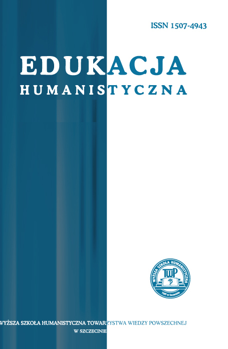 Education in the system of values of students from upper-secondary schools of small city Cover Image