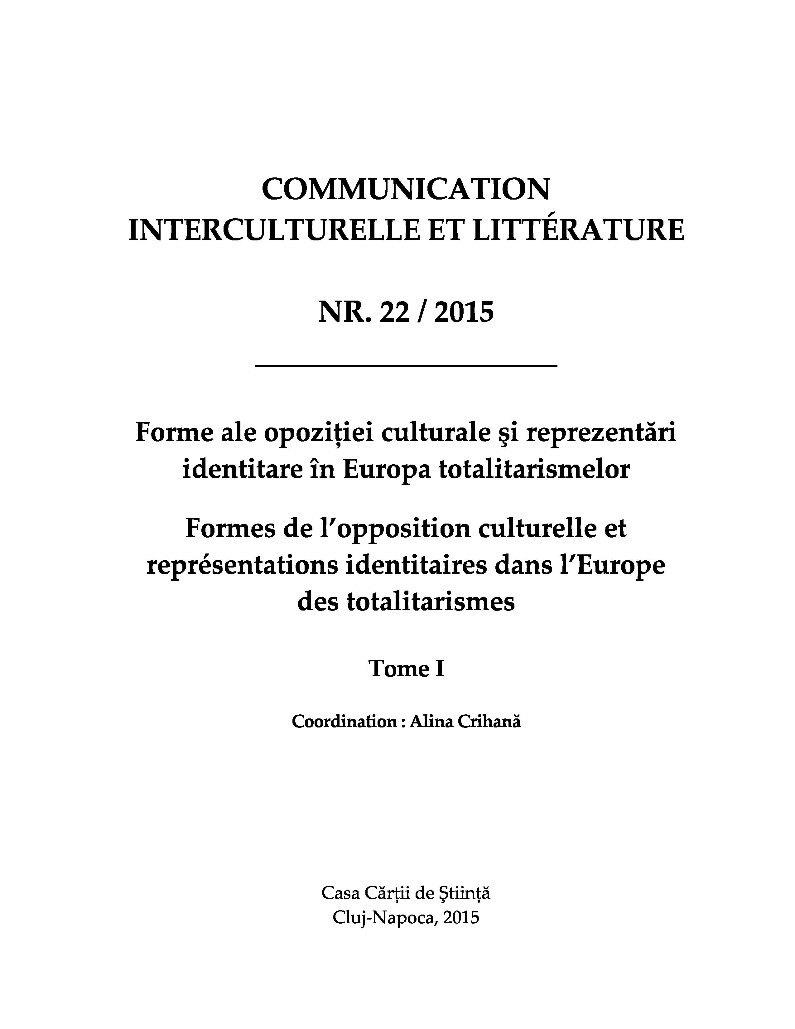 Malaise identitaire devant la terreur de la dictature communiste: le cas d’Herta Müller