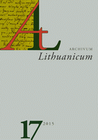 Jacob Grimm and the Lithuanian language. - I. Studies and Correspondence Cover Image