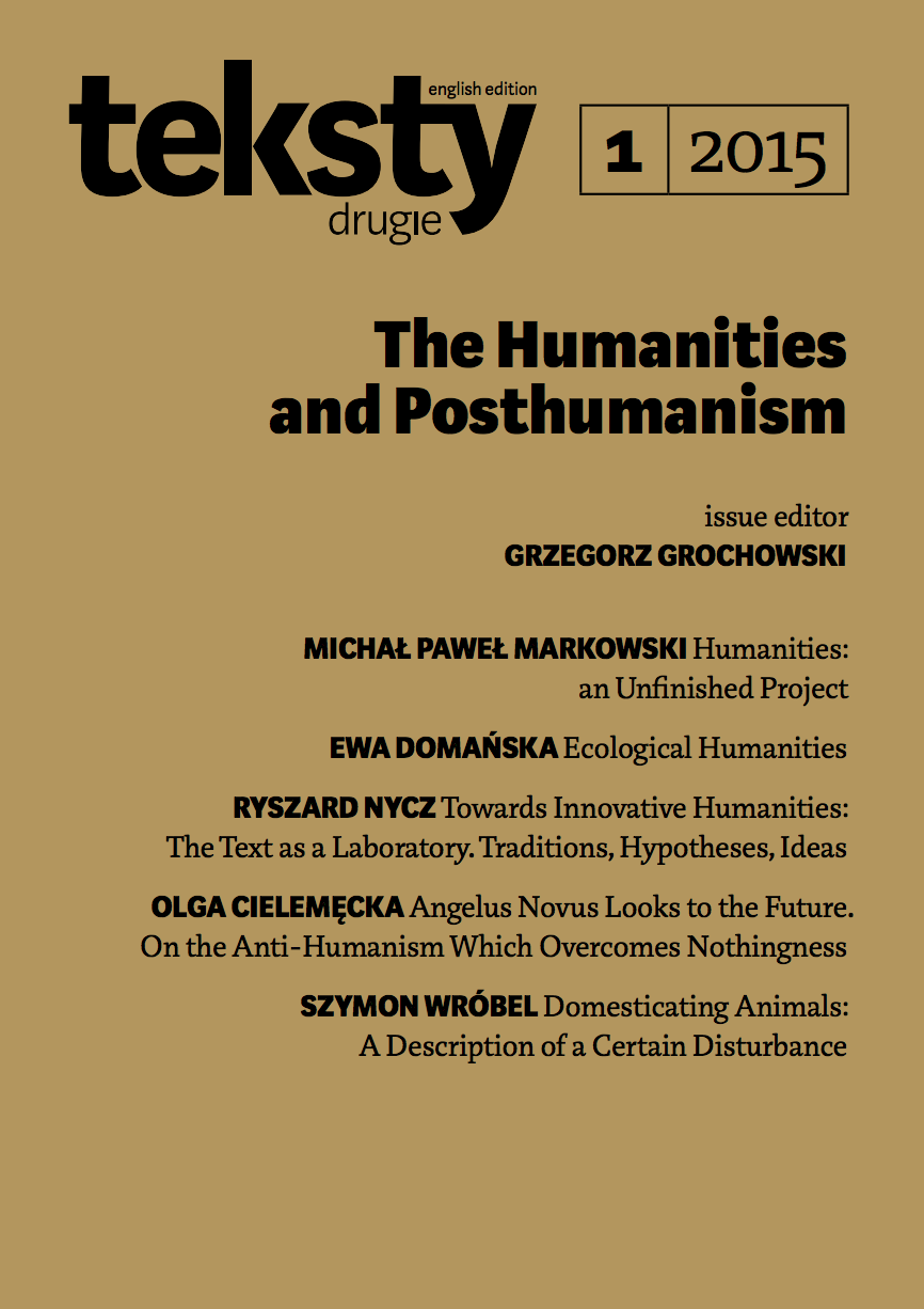 Ecological Humanities Cover Image