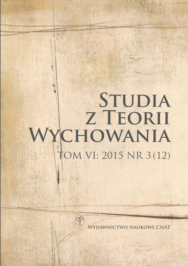 Perception of family problems (educational aspects) by Polish politicians of parliamentary parties in 2007-2011 Cover Image