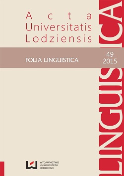Productive feminine word-formation types in contemporary polish language Cover Image