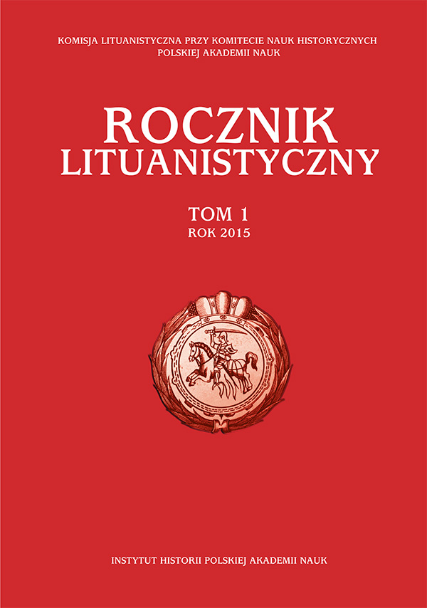 Franciszkańskie inwentarze muzyczne z II połowy XVII wieku ze zbiorów Biblioteki Uniwersyteckiej w Wilnie