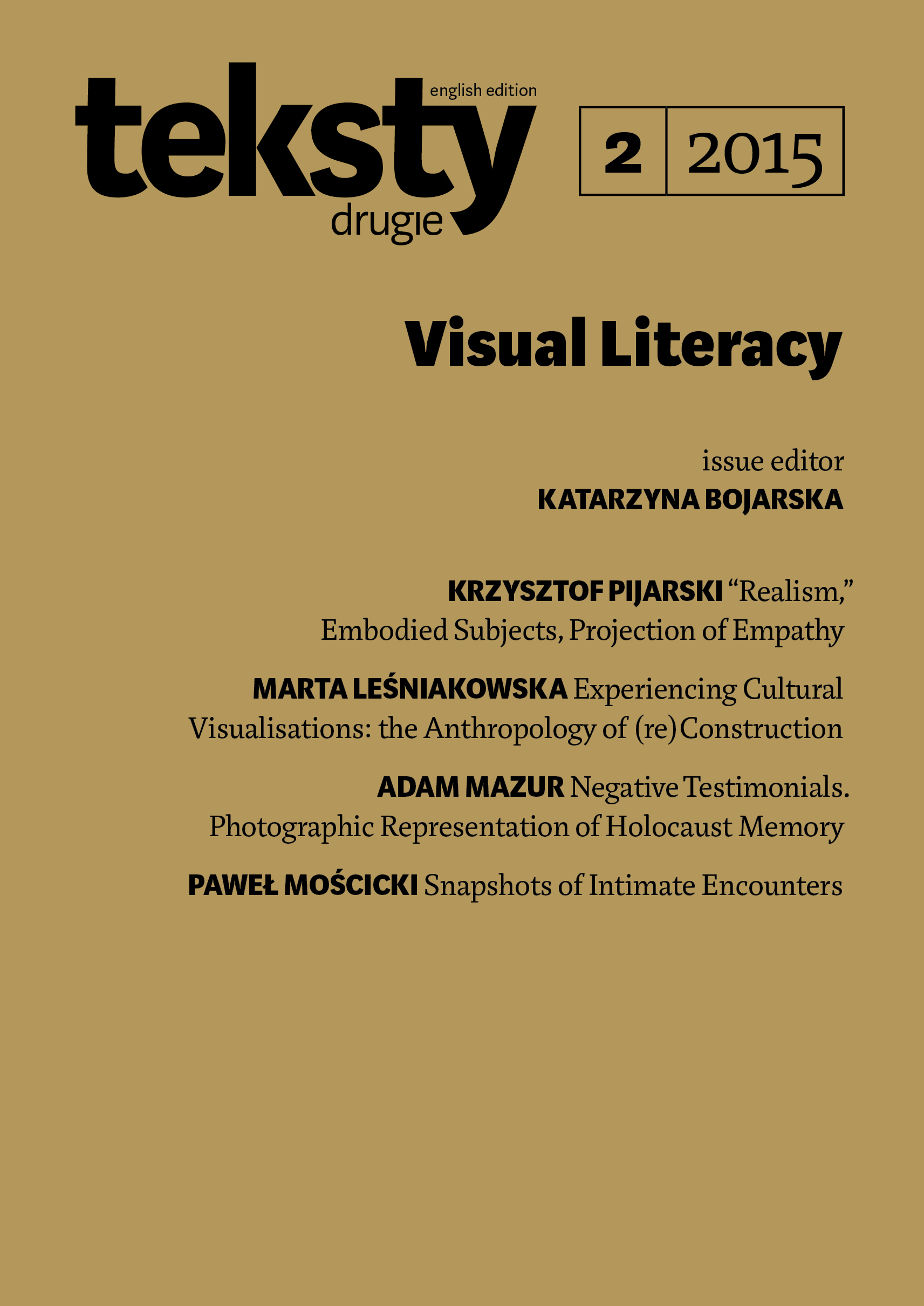 Visual Culture Studies or an Anthropologically Oriented Bildwissenschaft?On the Directions of the Iconic Turn in the Cultural Sciences Cover Image