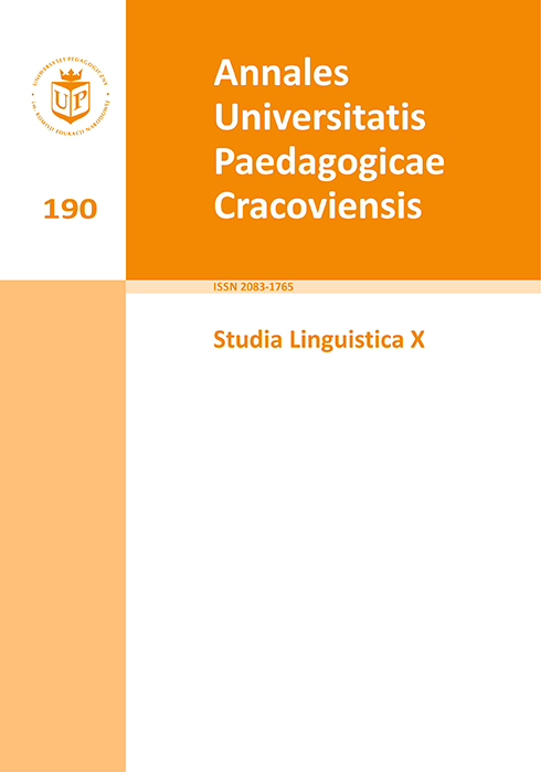 “A Little Motherland” in the Light of Phraseology and Paremiology of Silesian Dialects (Śląsk Cieszyński, Górny Śląsk, Śląsk Opolski) Cover Image