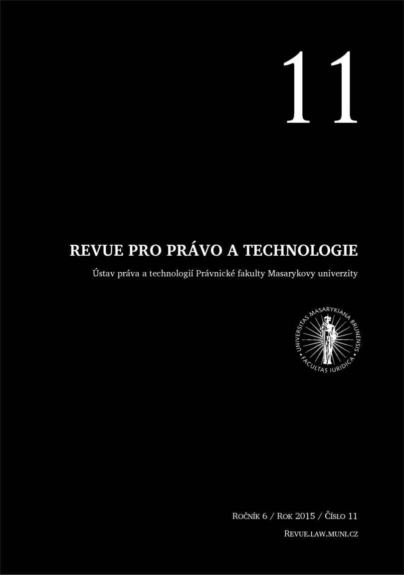Cybersecurity as a Recent Phenomenon in the Czech Law Cover Image