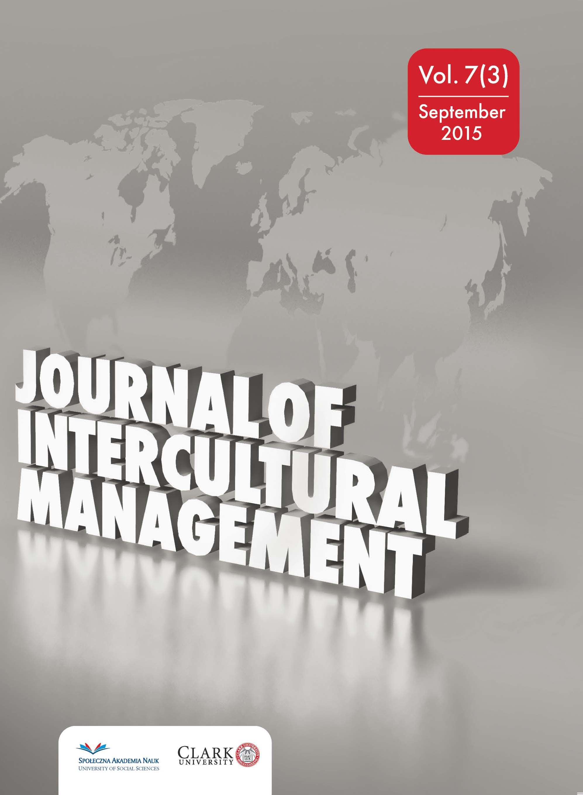 Organizational Culture as a Variable that Determines Effective Cross-cultural Management Cover Image