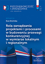 Efektywność zarządzania projektem marketingowo-logistycznym w przedsiębiorstwie MSP