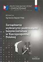 The Use of the Polish Armed Forces in Responding to the Non-military Threats Cover Image