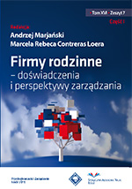 Przedsiębiorstwa rodzinne na rynku usług gastronomicznych – studium przypadku