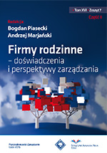 The Financing Sources of Innovations in Polish Family Businesses (the Review of Empirical Research) Cover Image