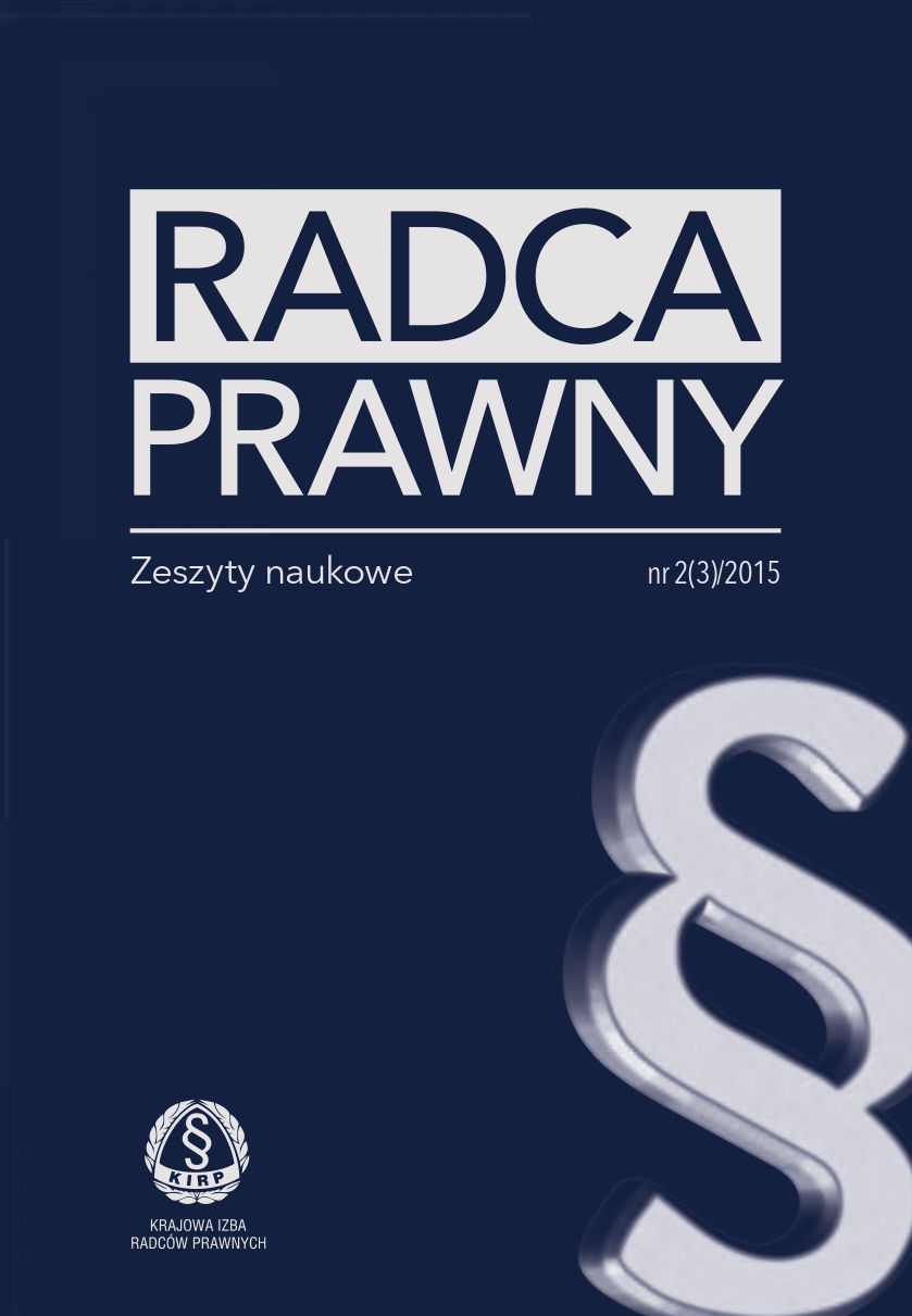 Doubts surrounding the understanding of the term ‘offer’ and the documentation accompanying it in the context of public procurement law: The implications for the relations between the contract-ing authority and the contractor (remarks de lege lata an Cover Image