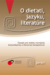 Translation – an Inspiration for Modern Slovak Poetry for Children Cover Image