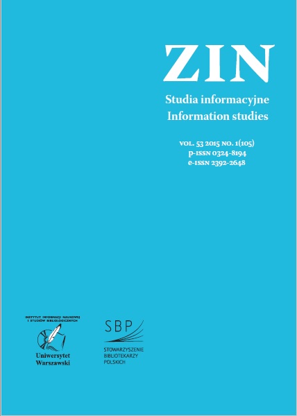 Information Behavior within the Humanities: Searching or Browsing, Recall or Precision? Researching the Information Needs of Academics: the Case Study of the Faculty of History of the University of Warsaw