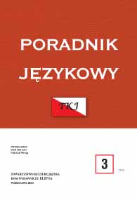 Continuity and change – the official language in the Modern Polish period Cover Image
