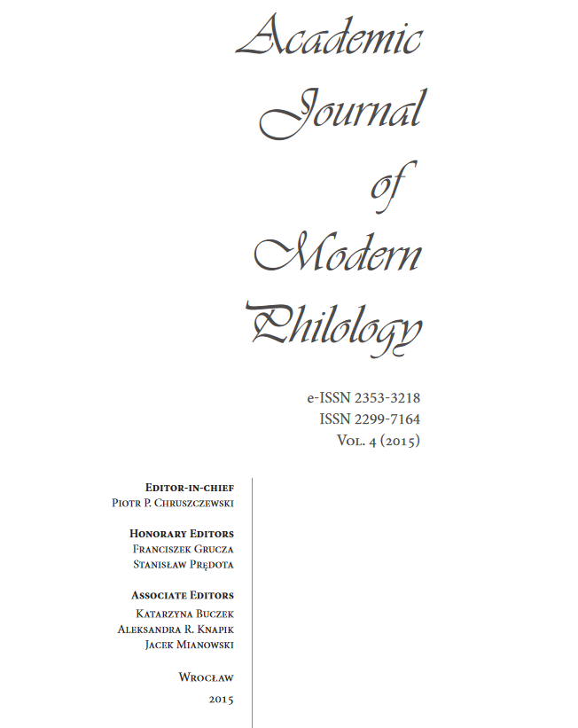 Intellectual Empathy as a Socio-Cultural Facet of Communication: The Case of English Modals from the Perspective of Polish Cover Image