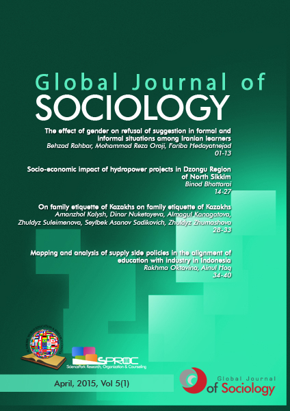 The effect of gender on refusal of suggestion in formal and informal situations among Iranian learners Cover Image