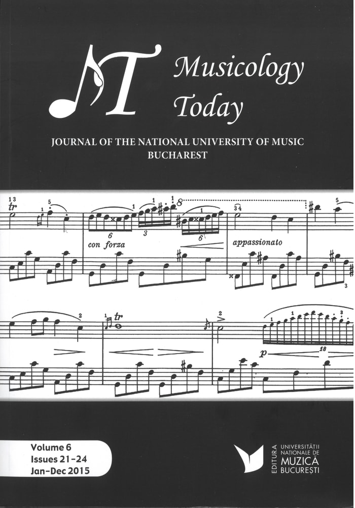 Artificial and/or Natural Modes in the Choral Music of Liviu Glodeanu Cover Image