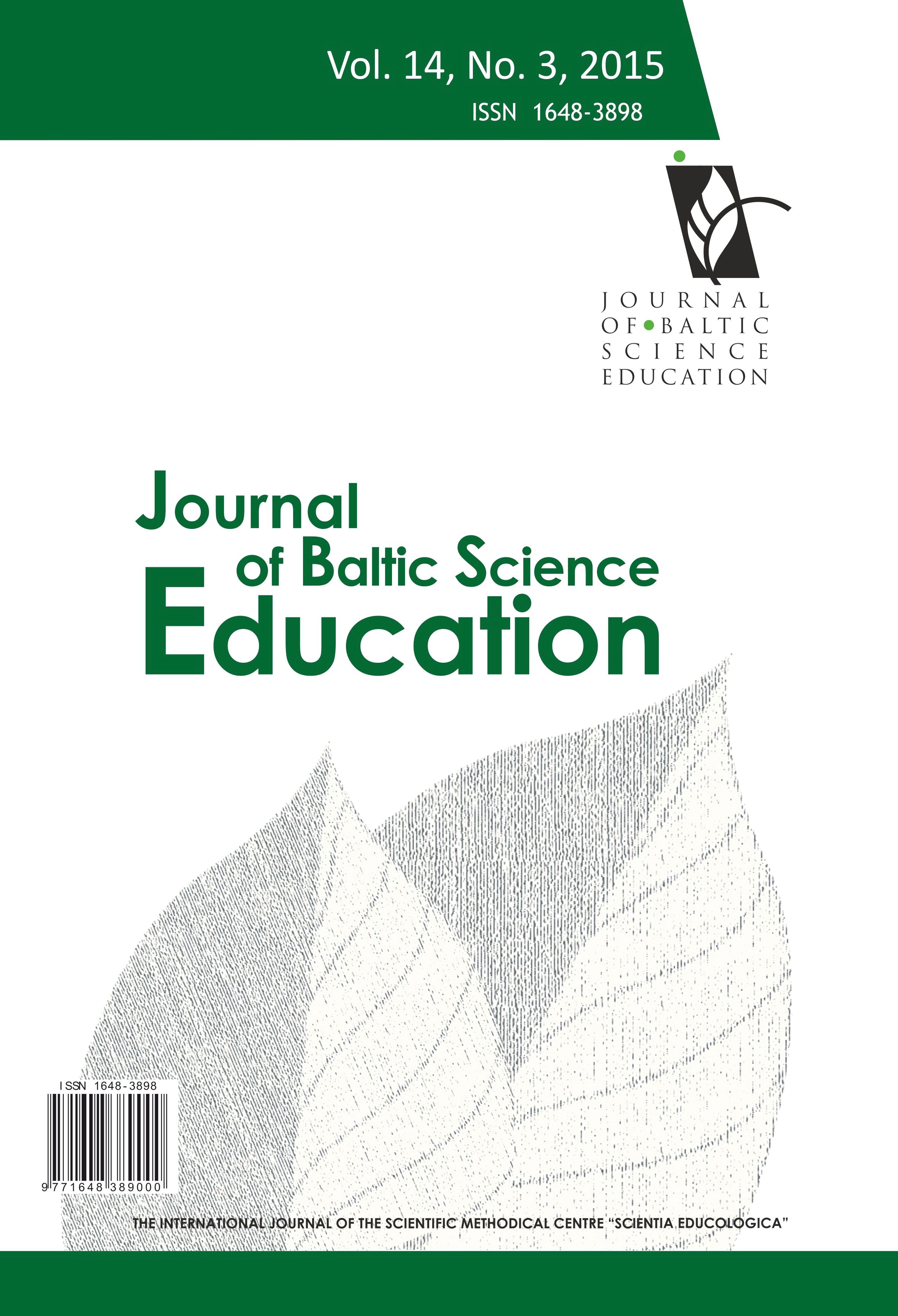 DEVELOPMENT OF A SCALE TO MEASURE ORGANIC CHEMISTRY ANXIETY LEVEL OF UNIVERSITY STUDENTS