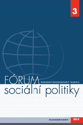 Dependence on the assistance of another person in terms of social services in the Slovak Republic Cover Image
