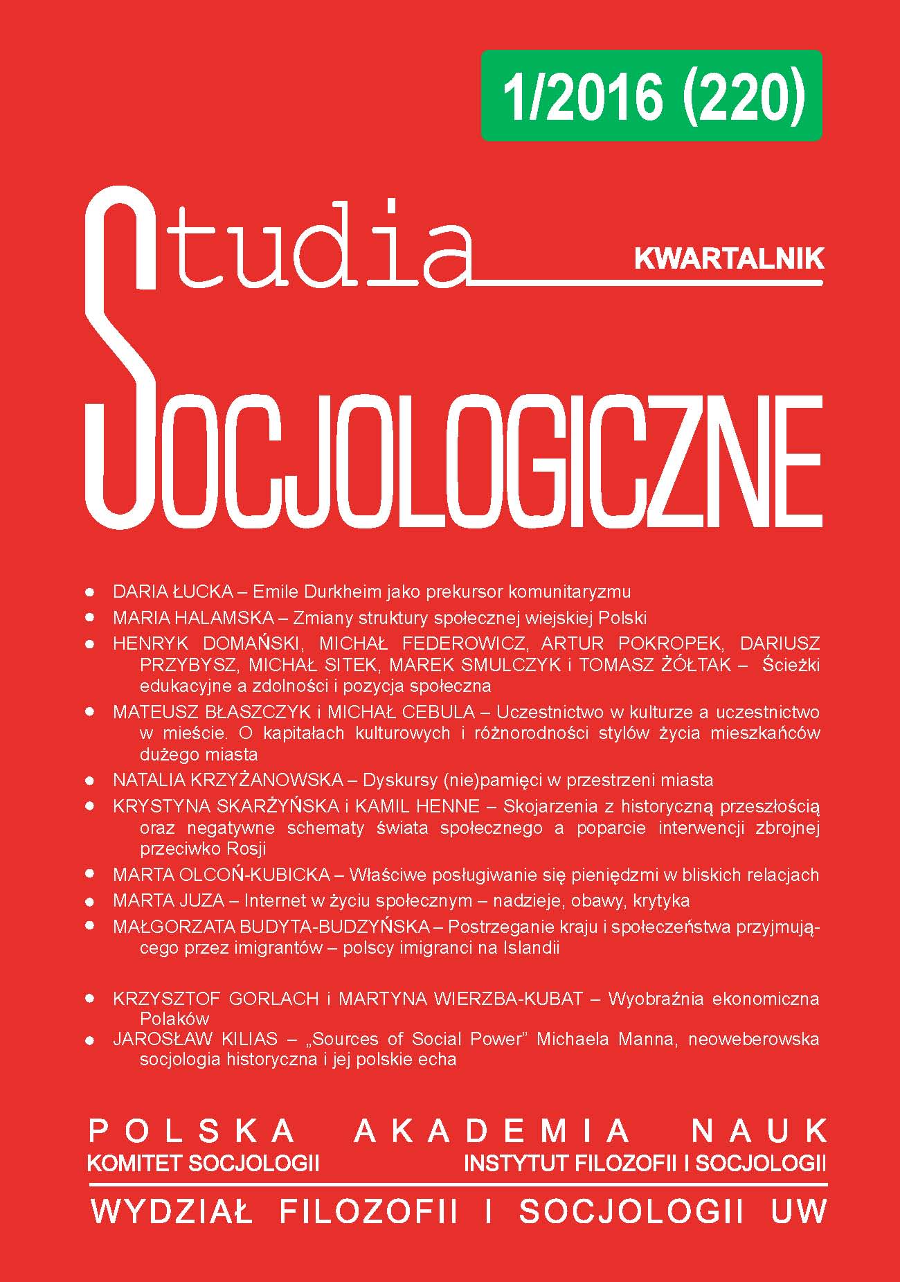 Sociologists on the Stands, or How Commercialisation of Football Changed the Stadiums and the World of Football Fans Cover Image