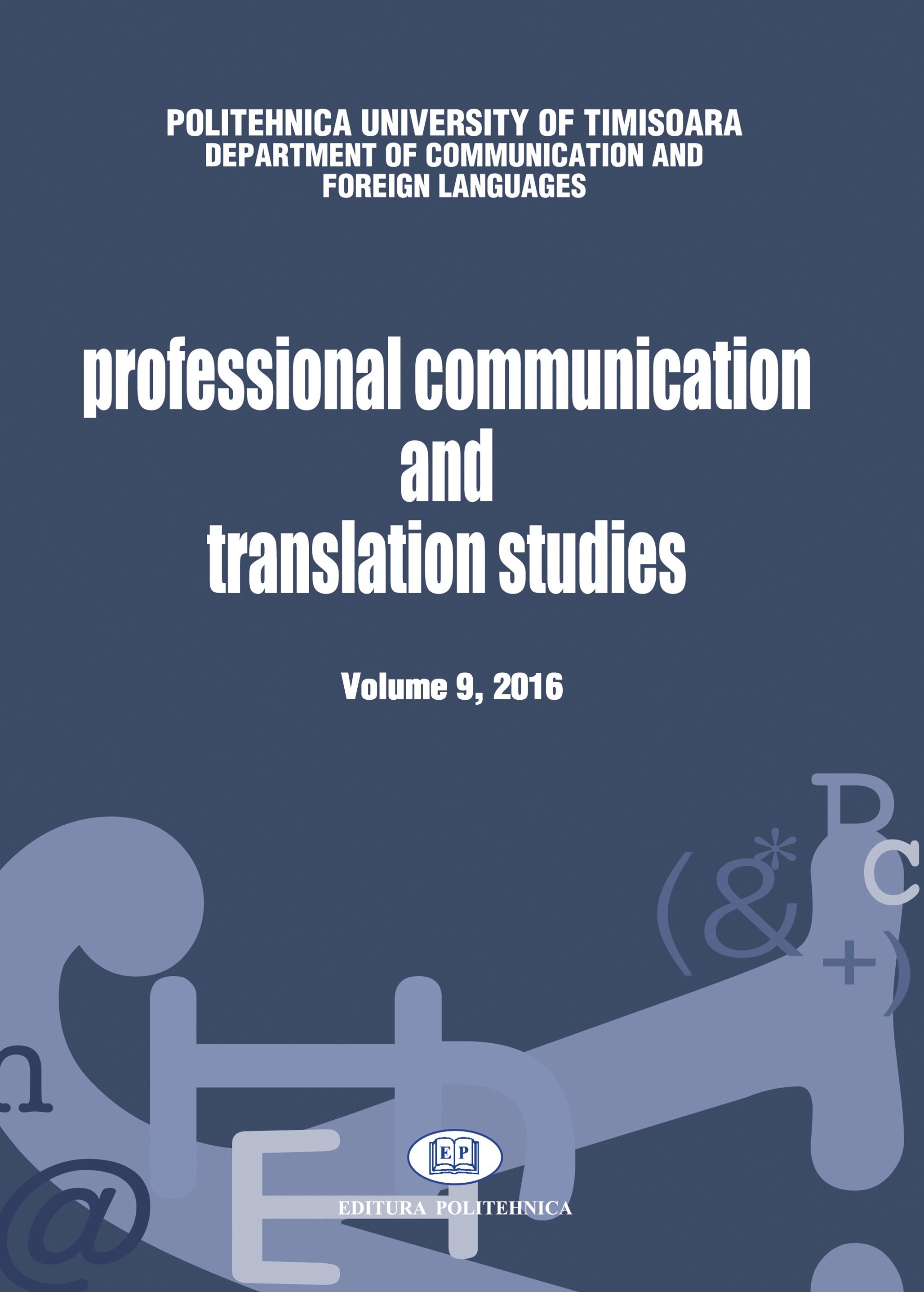 A CORPUS‐BASED APPROACH ON THE RELEVANCE OF TRANSLATING INTERJECTIONS Cover Image