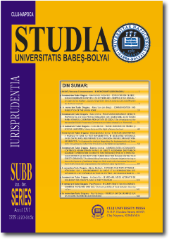 SOME CONSIDERATIONS ON FIDUCIE’S DEFINITION IN THE ROMANIAN CIVIL CODE Cover Image