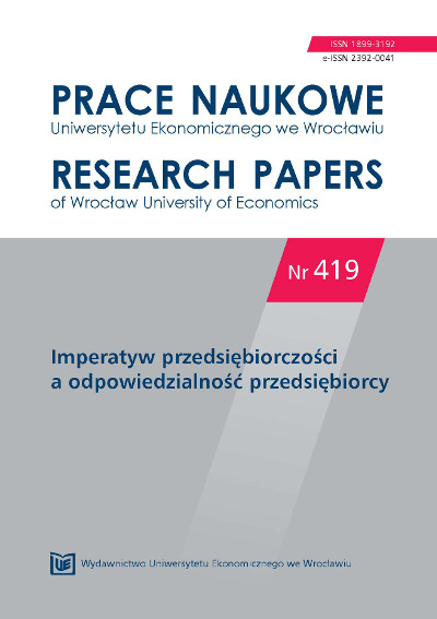 Integracja przedsiębiorczości i zarządzania strategicznego w koncepcji strategicznej przedsiębiorczości – ocena przeszłości i sugestie na przyszłość