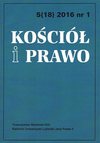 The Crime of Desecration of Holy Things in the 1983 Code of Canon Law Cover Image